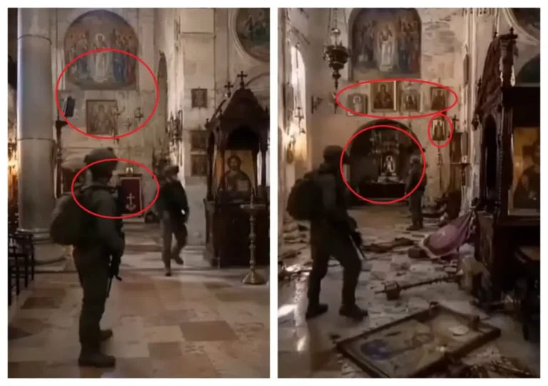 Viral video of Israeli soldiers vandalising a church in Lebanon is doctored